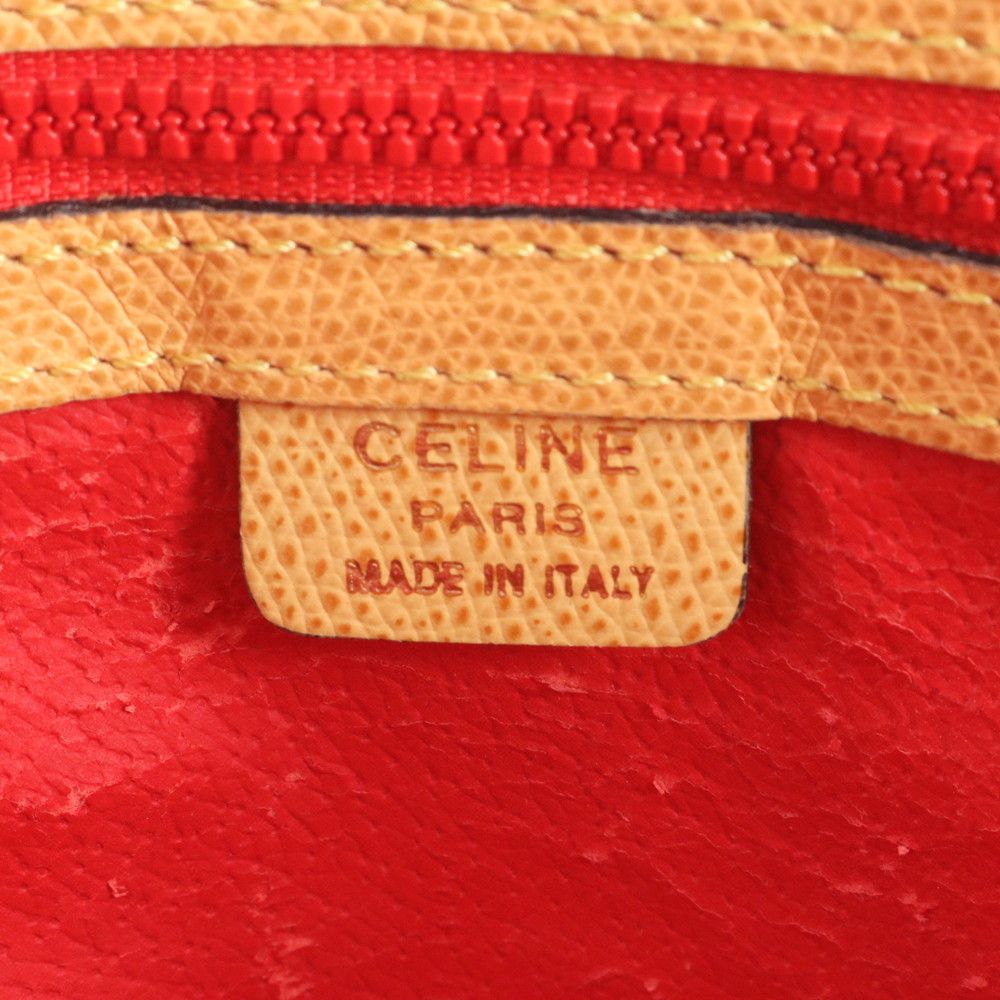 Celine Vintage Leather 2-Way Shoulder Bag Crossbody Hand Tote — view 7