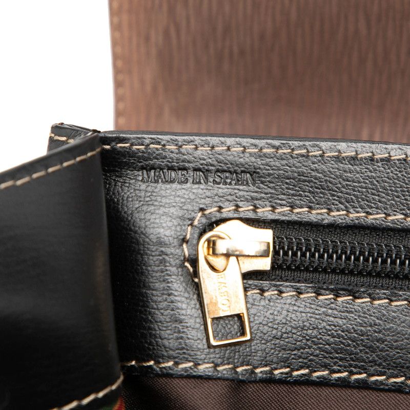 Loewe Velazquez 2-Way Shoulder Bag Black Brown Leather — view 6