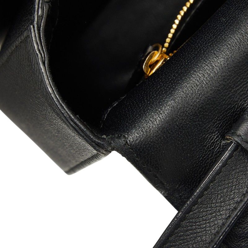 Balenciaga Ville Day Crossbody Shoulder Bag Navy White Leather — view 9
