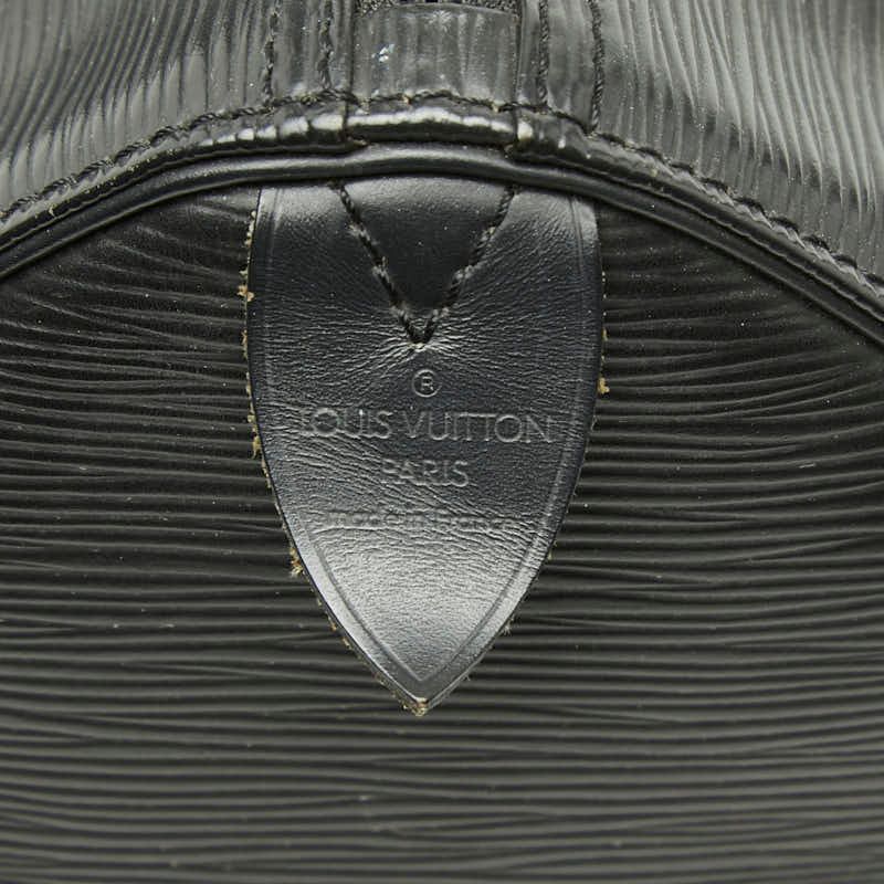 Louis Vuitton Epi Speedy 35 Boston Bag Noir Black Leather — view 9
