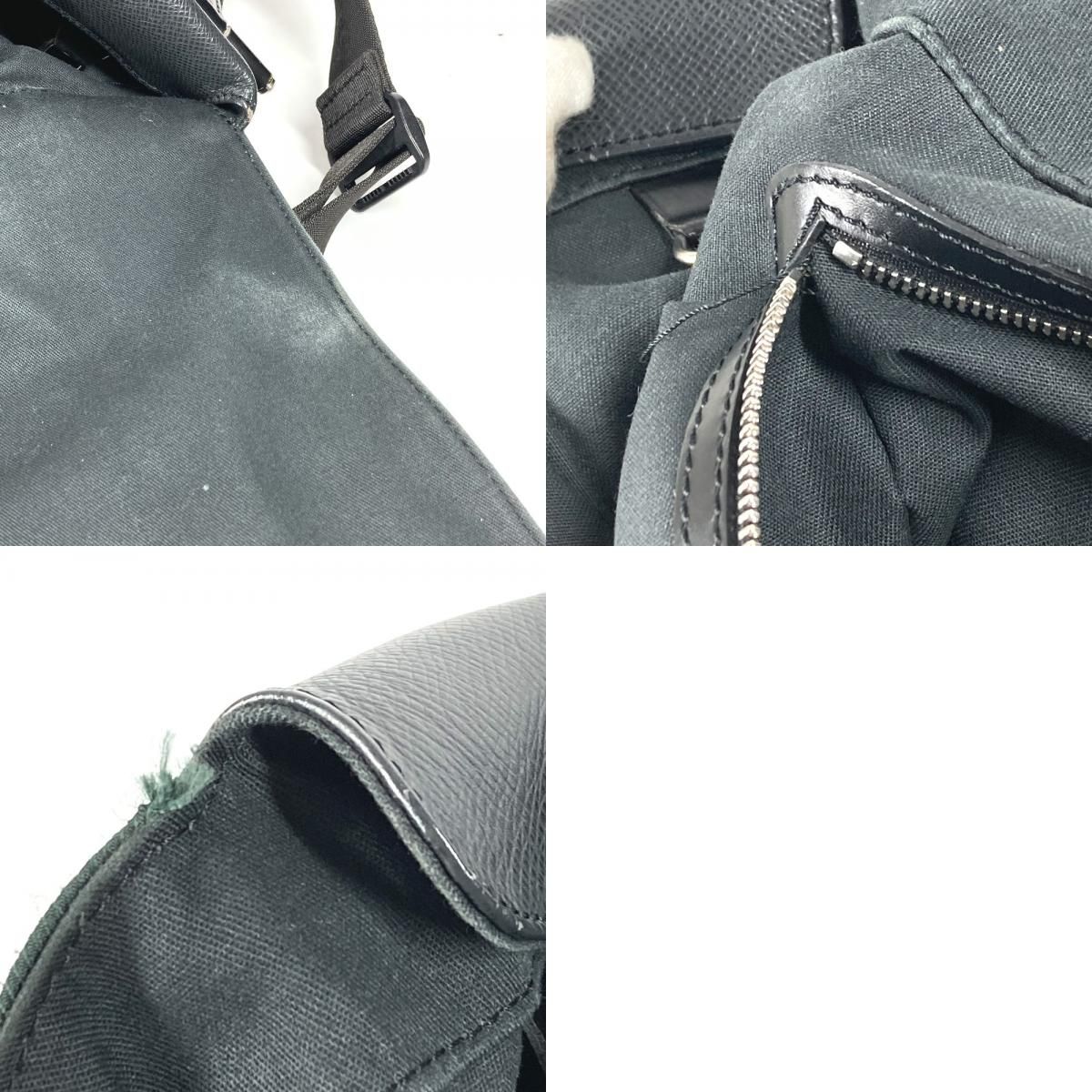 Louis Vuitton Shoulder Bag Delsu Nylon Khaki — view 9