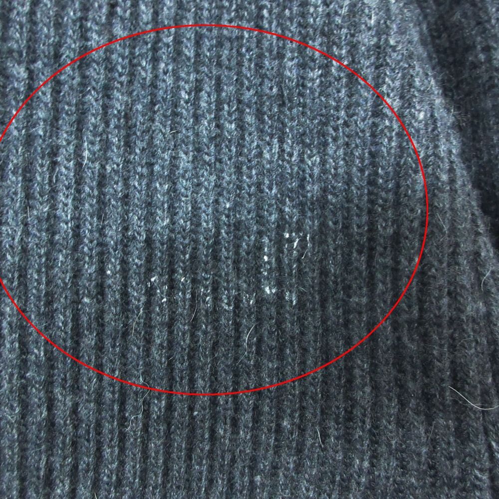 Louis Vuitton Knit Patch Ribbed Wool Cashmere Sweater Pullover Top Long Sleeve — view 8