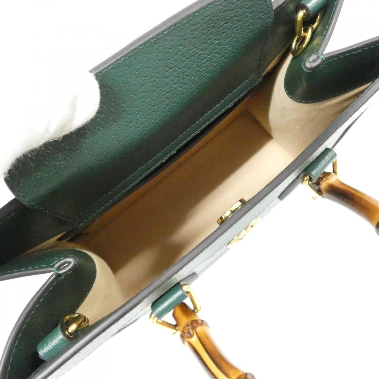 Gucci Diana Bag Handbag Green — view 9