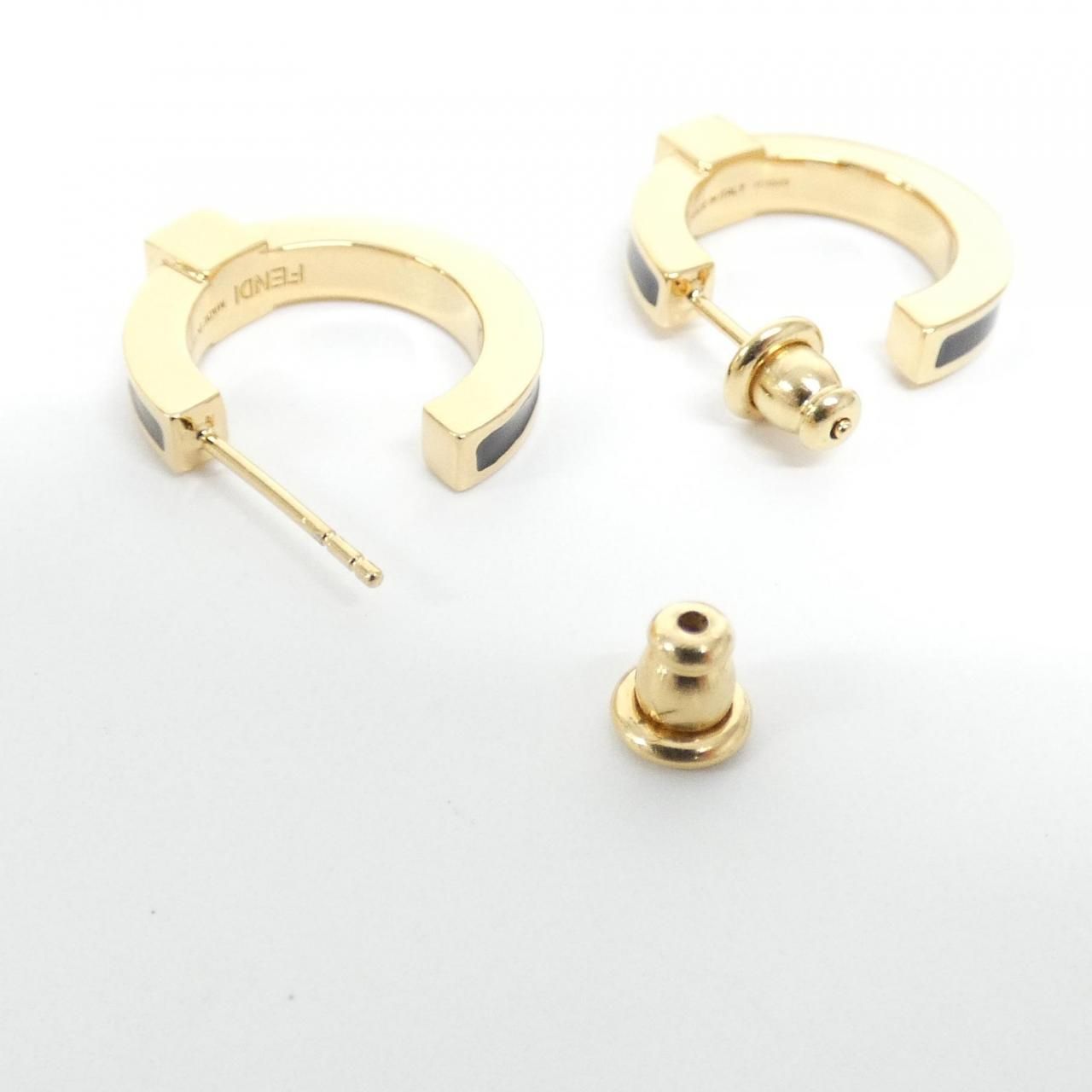 Fendi Tl9 Earrings Gold — view 3
