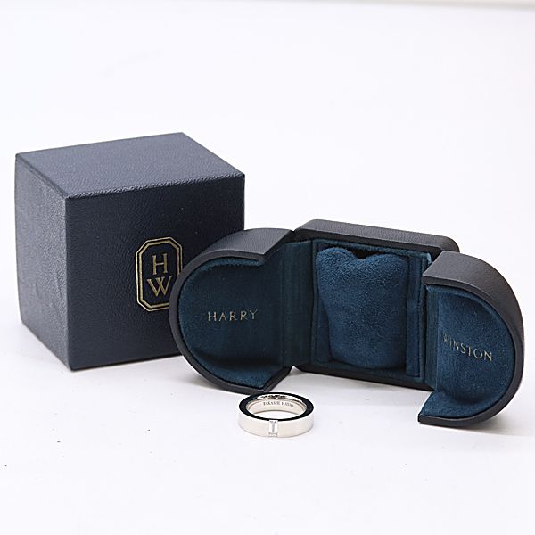 Harry Winston Princess Cut Marriage Ring — view 6