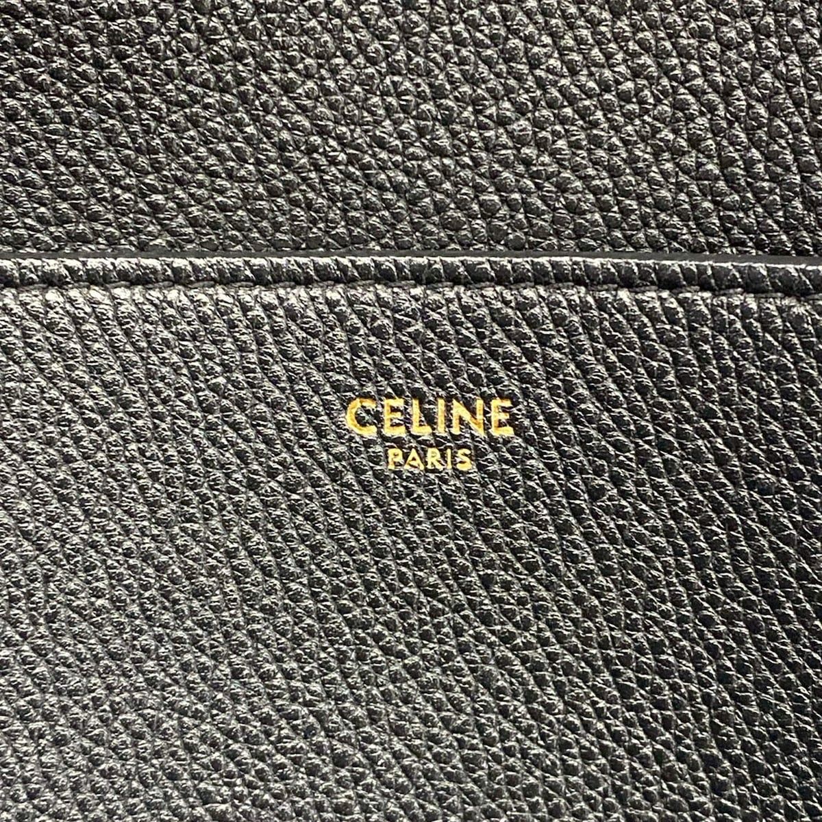 Celine Shoulder Bag Sangles Black — view 9
