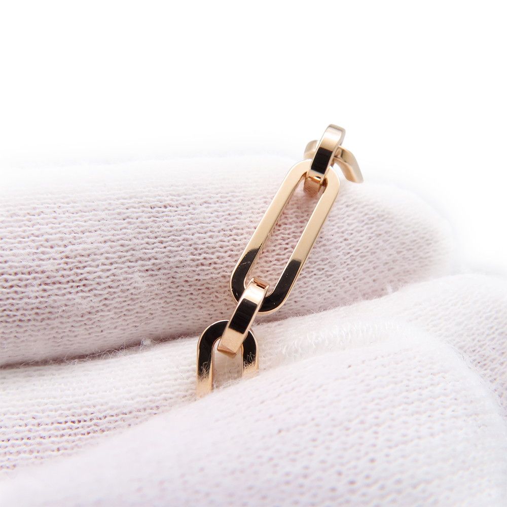 Hermes Bracelet Kelly Chaine Diamond Total 18k Pink Gold — view 9