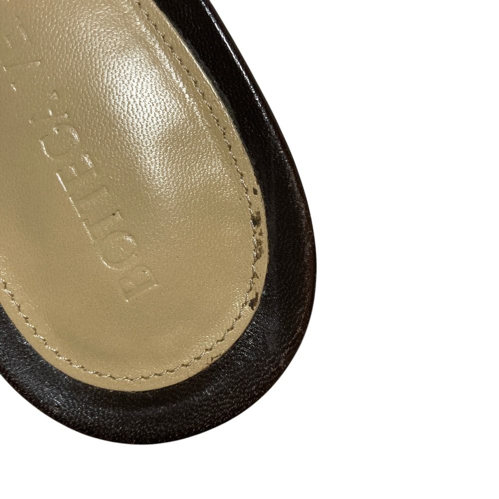 Bottega Veneta Square Toe Open Sandals 37.5 Brown — view 9