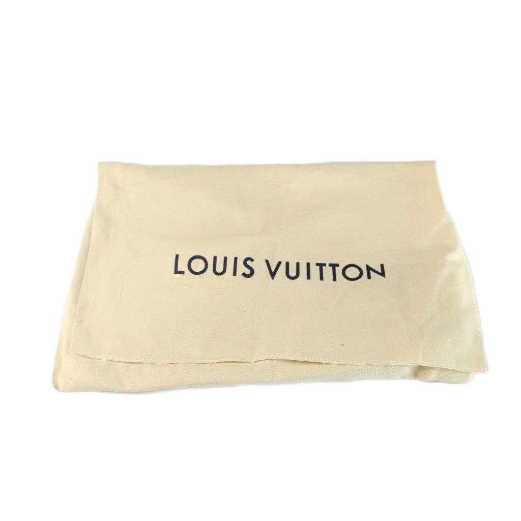 Louis Vuitton Knit Sweater Monogram Jacquard Wool Half Zip Long Sleeve NOS L — view 8