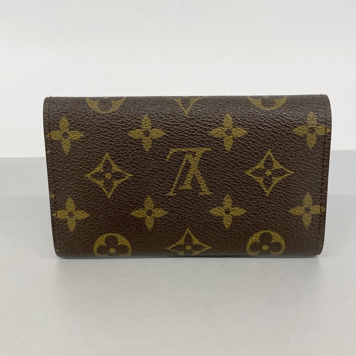Louis Vuitton Key Holder Monogram Porte-Monnaie Gip Brown — view 7
