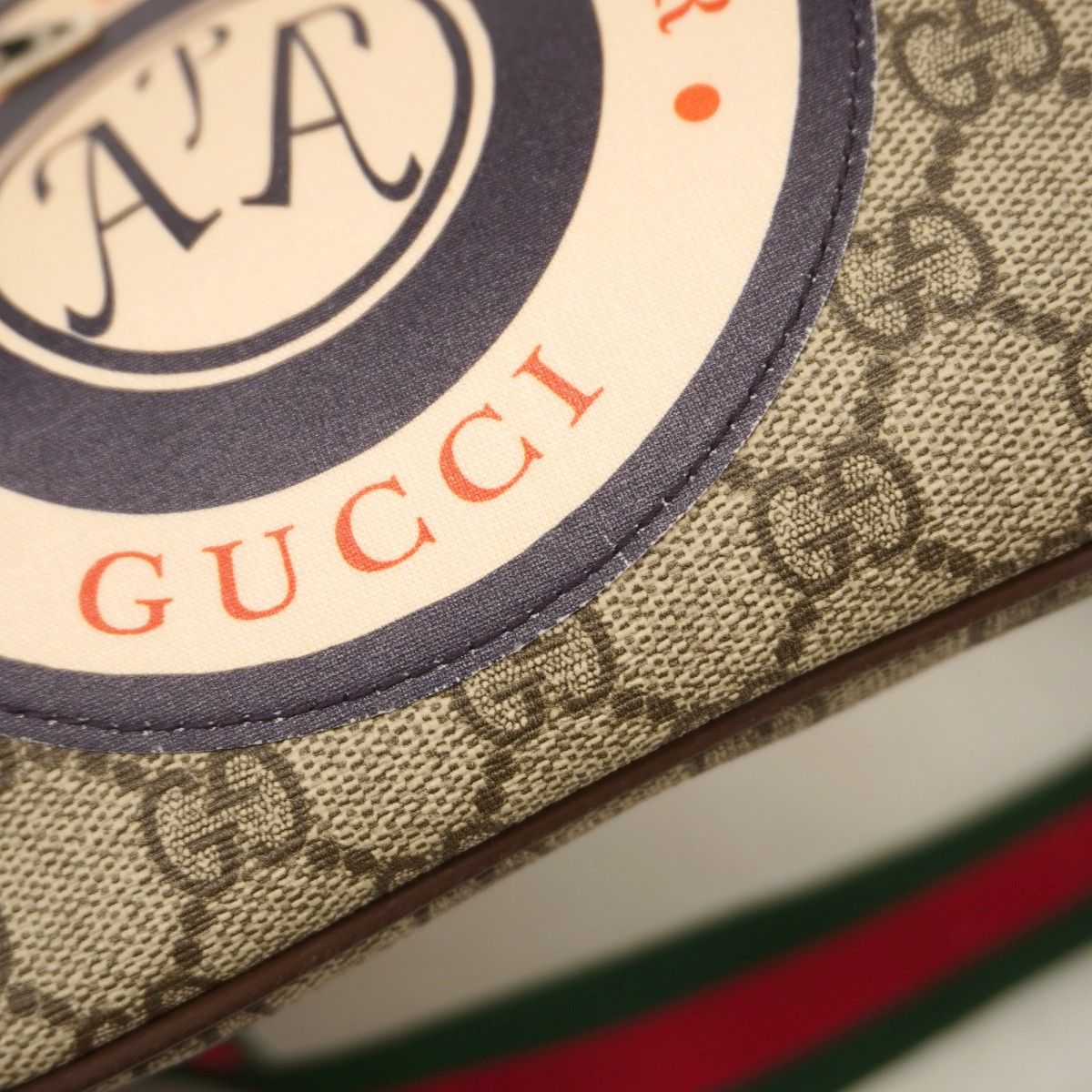 Gucci Waist Bag GG Supreme Sherry Line Brown Gold — view 9