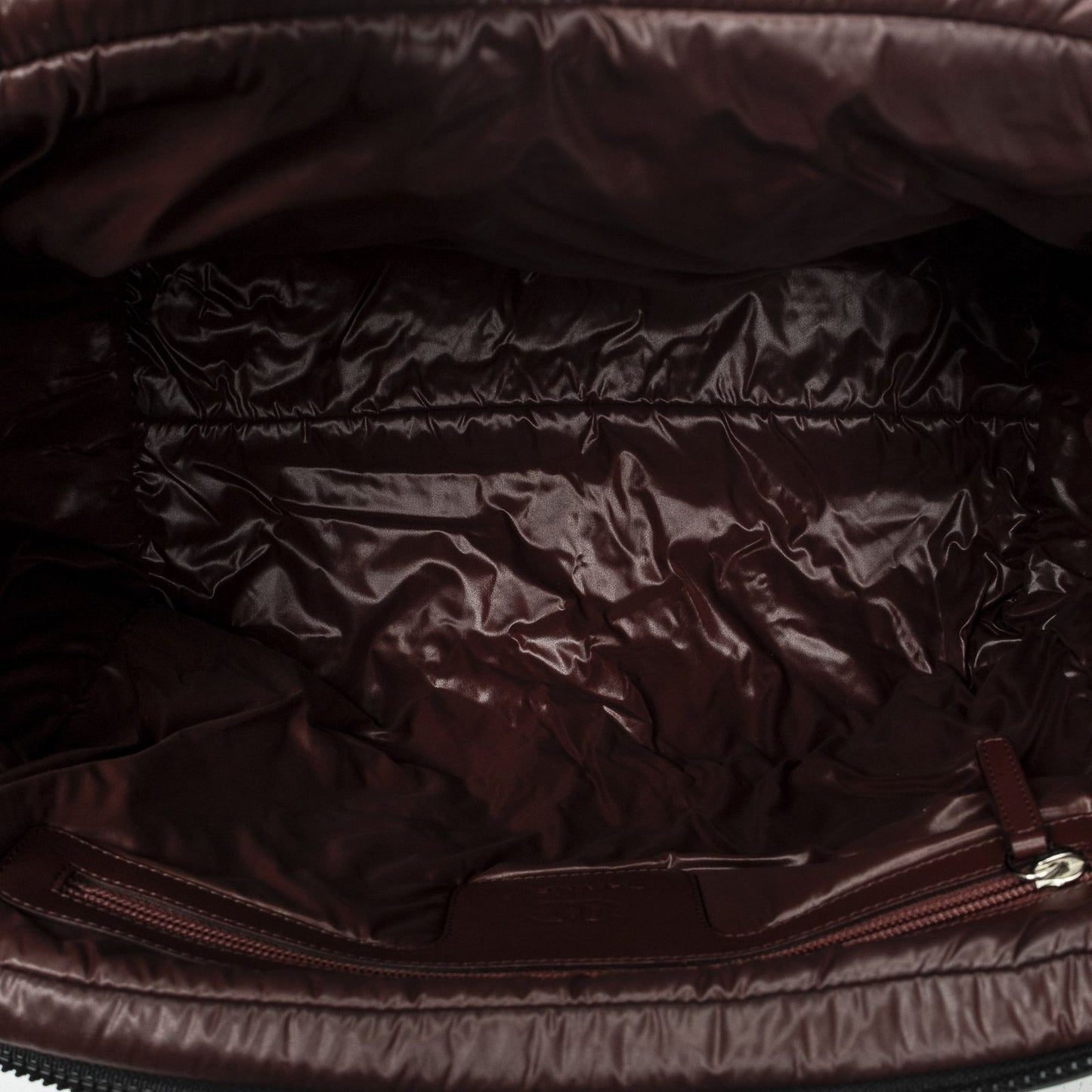 Chanel Coco Cocoon Bowla Black Quilted Nylon Canvas Messenger — view 9