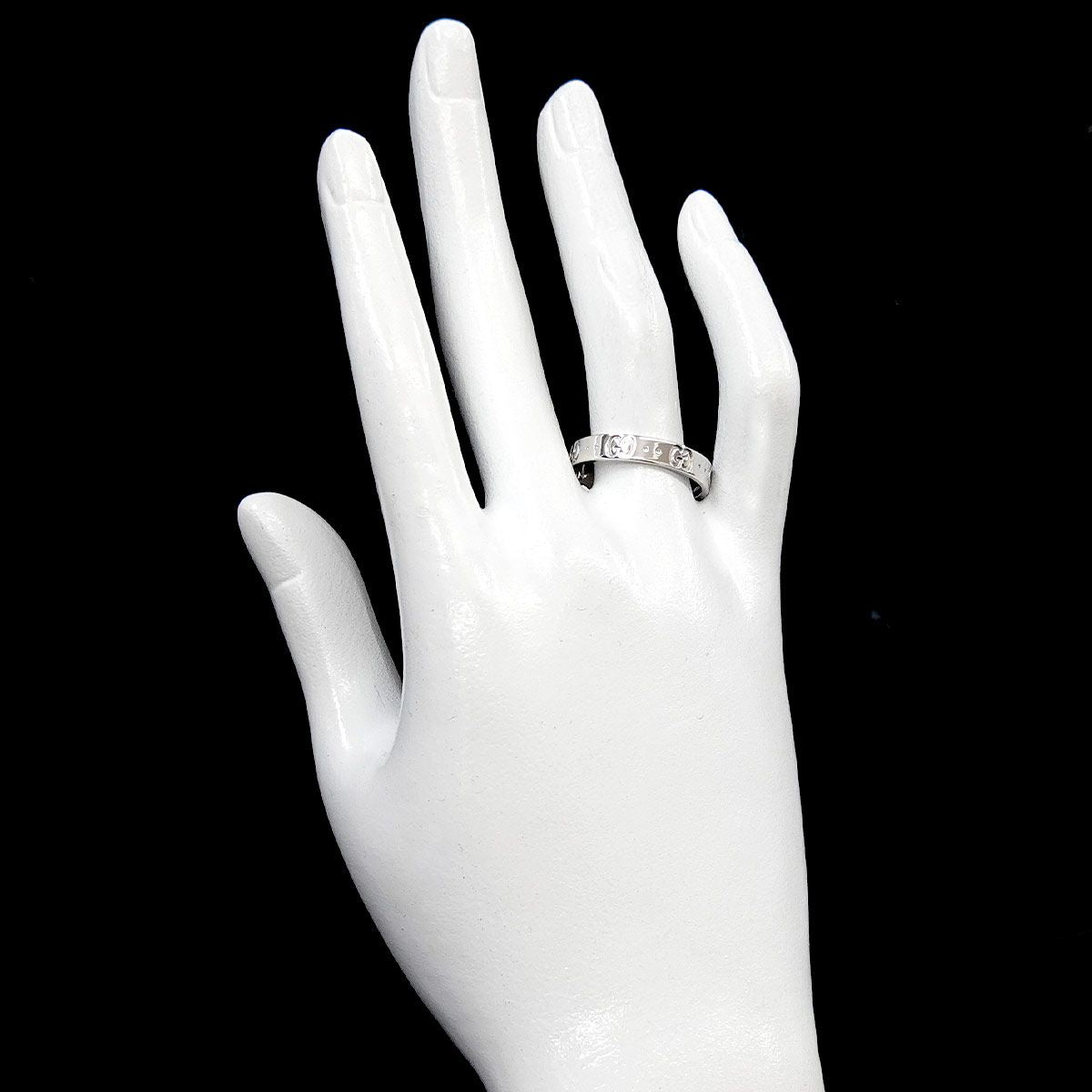 Gucci Icon Ring 18k WG White Gold 750 — view 7