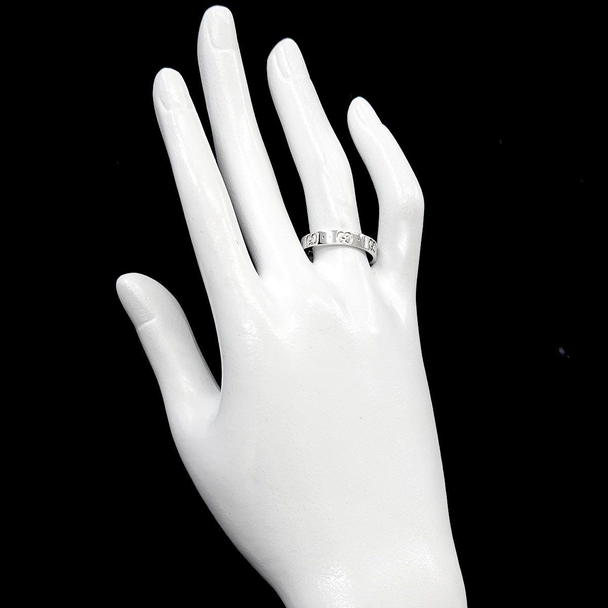 Gucci Icon Ring 18k WG White Gold 750 — view 8