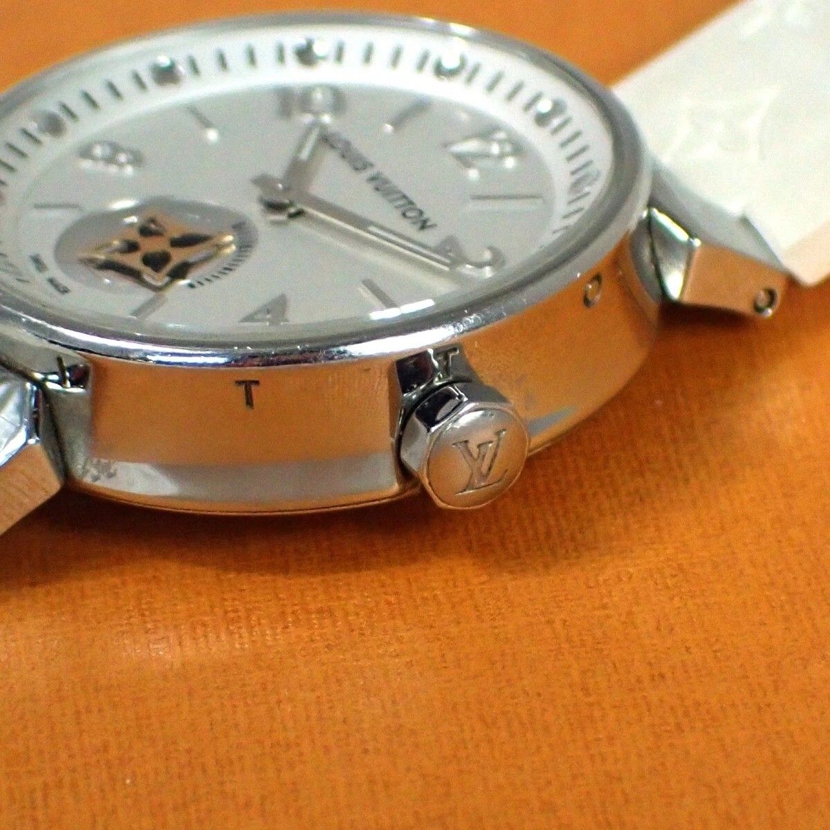 Louis Vuitton Tambour Moon Star PM Watch White — view 9