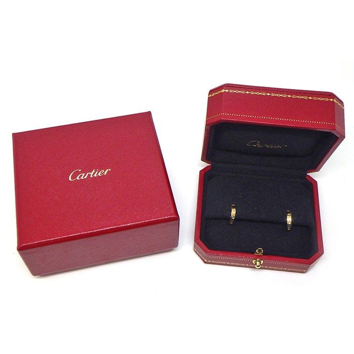 Cartier Earrings Love Hoop SM 18k Yellow Gold — view 9