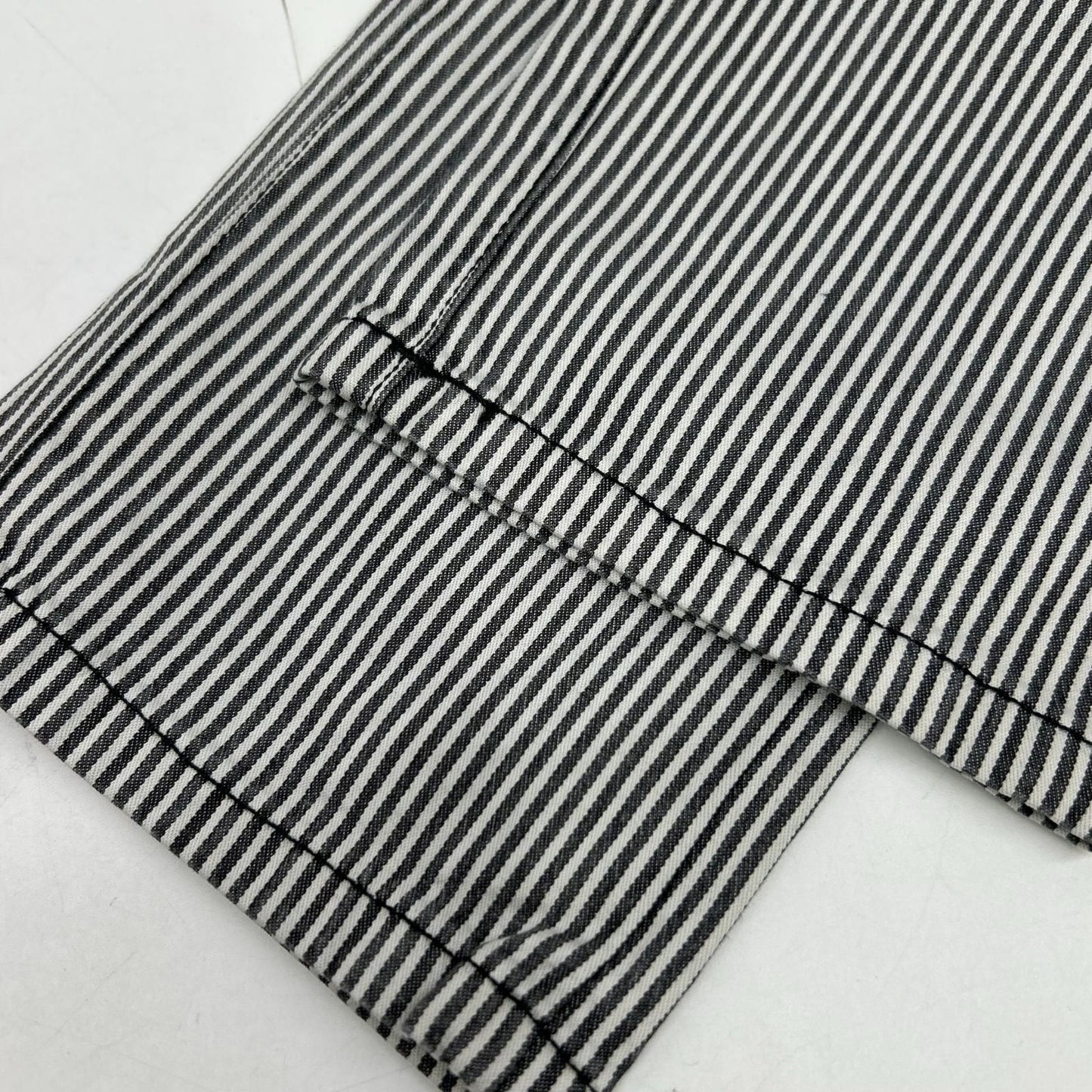 Saint Laurent Paris Hedi Slimane Era Striped Skinny Pants 28 — view 9