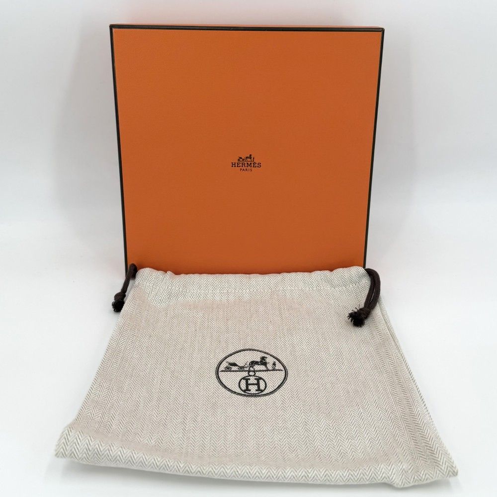 Hermes Shoulder Bag Glenantou Go Leather Brown Gold — view 9