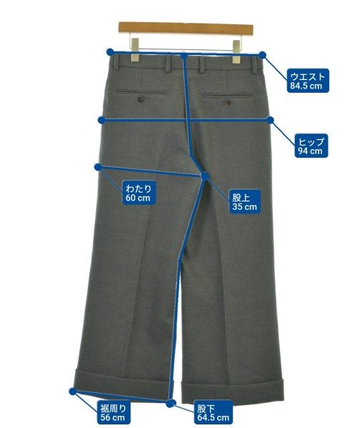 Gucci Cropped Pants Gray — view 6