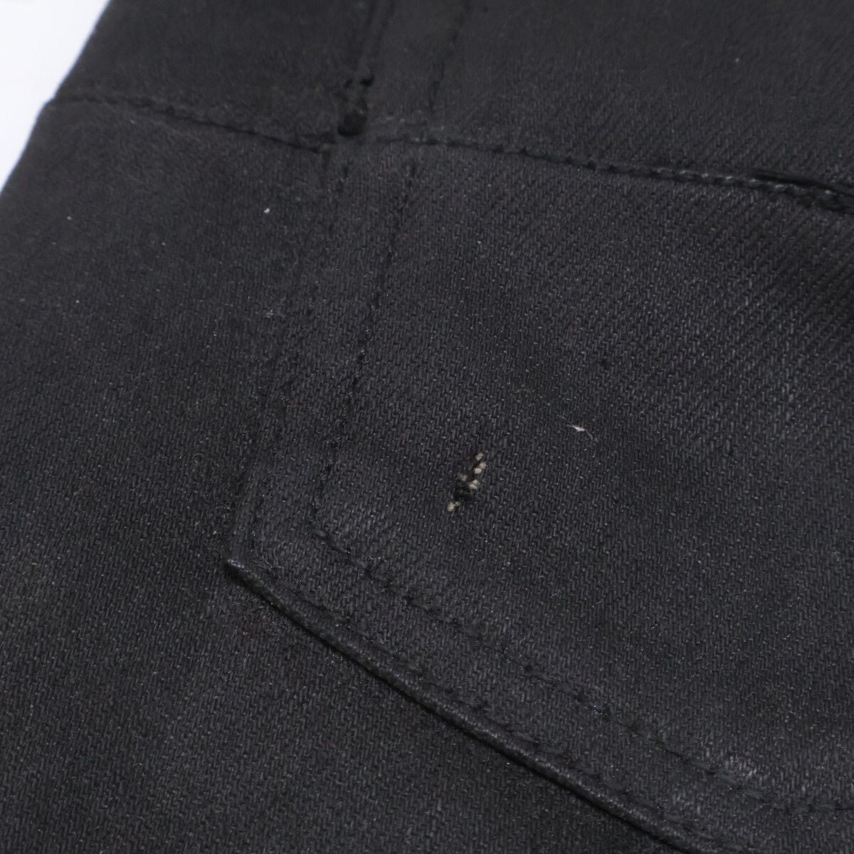 Dior Homme Chris Era Nightfall Button Fly Coating Denim Pants 29 — view 9
