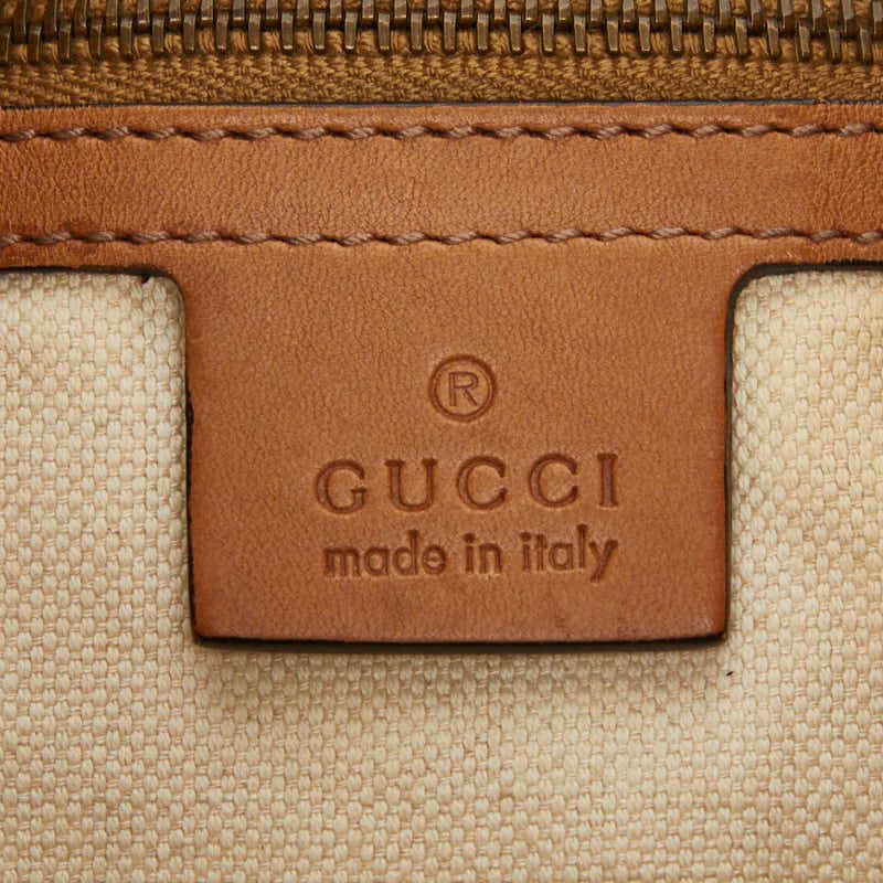 Gucci GG Canvas Sherry Line Tassel Shoulder Bag Beige Multicolor — view 9