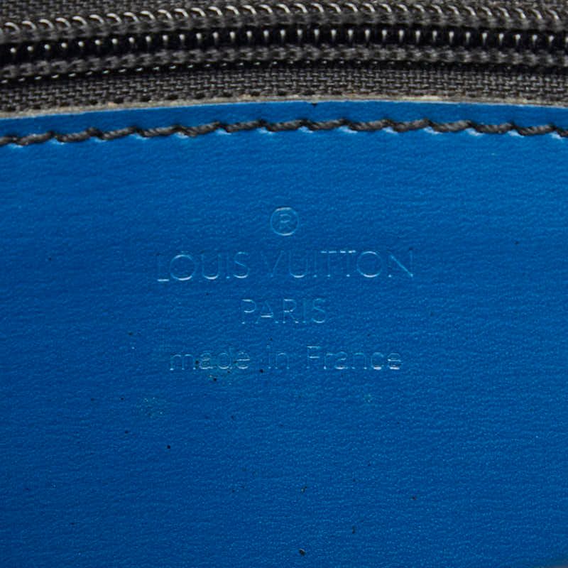 Louis Vuitton Epi Pochette Arche Shoulder Bag Toledo Blue Leather — view 9