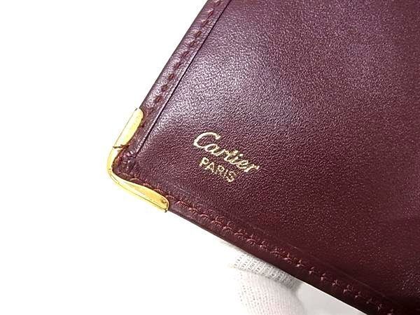 Cartier Wallet Must Have Line Bordeaux Leather Bifold — view 5