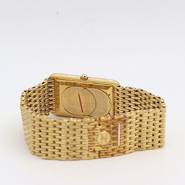 Celine Quartz Black Dial Triomphe Pattern Watch — view 4