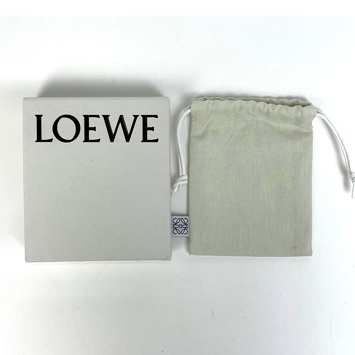 Loewe Anagram Square Coin Card Holder Case Leather — view 6