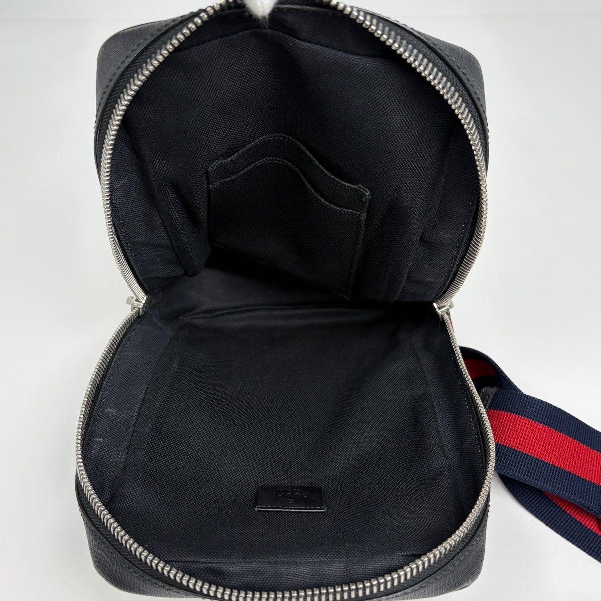 Gucci GG Pattern Belt Bag Soft Supreme Black — view 8