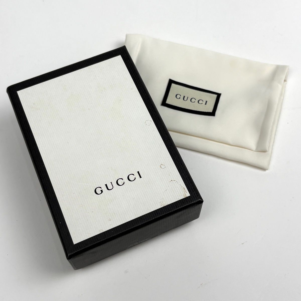 Gucci Interlocking Key Case Leather Black Key Holder — view 7