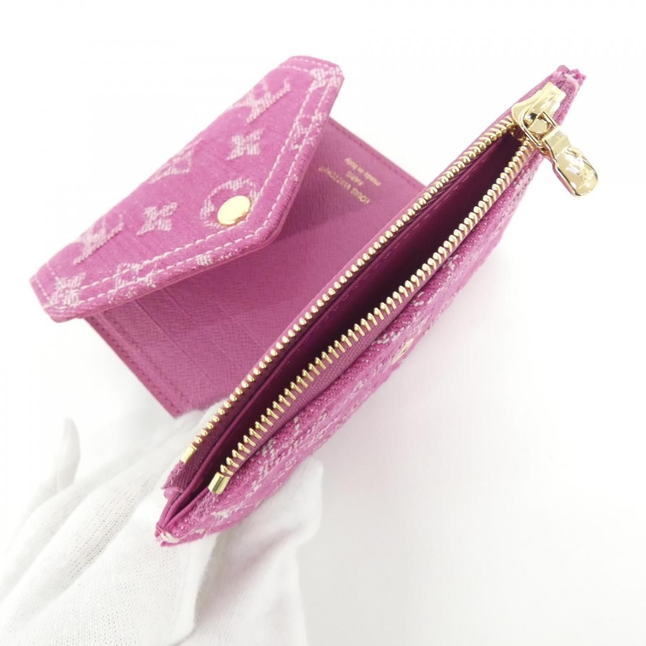 Louis Vuitton Monogram Denim Portefeuille Victorine Wallet — view 4