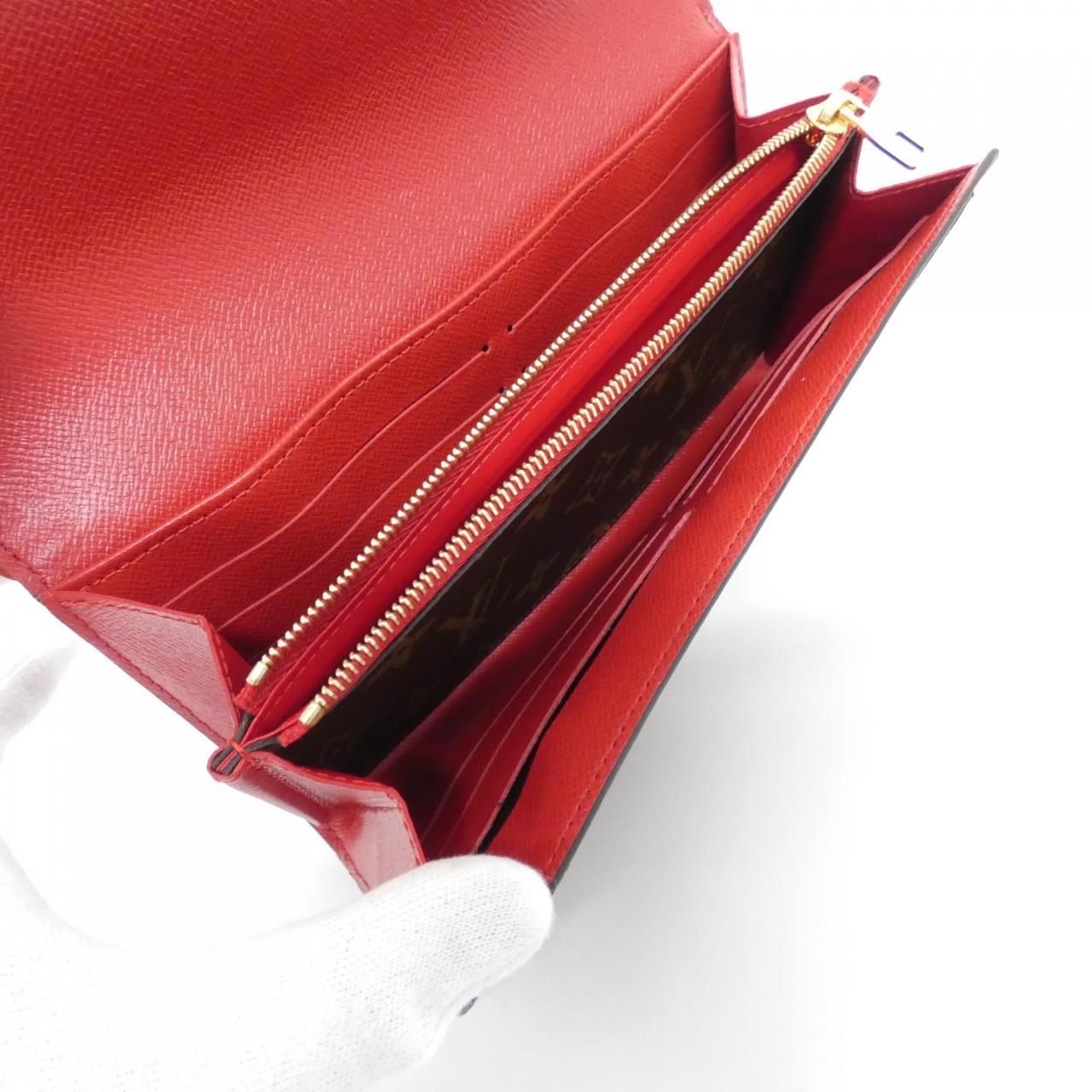 Louis Vuitton Monogram Portefeuille Sarah Retiro Wallet — view 8