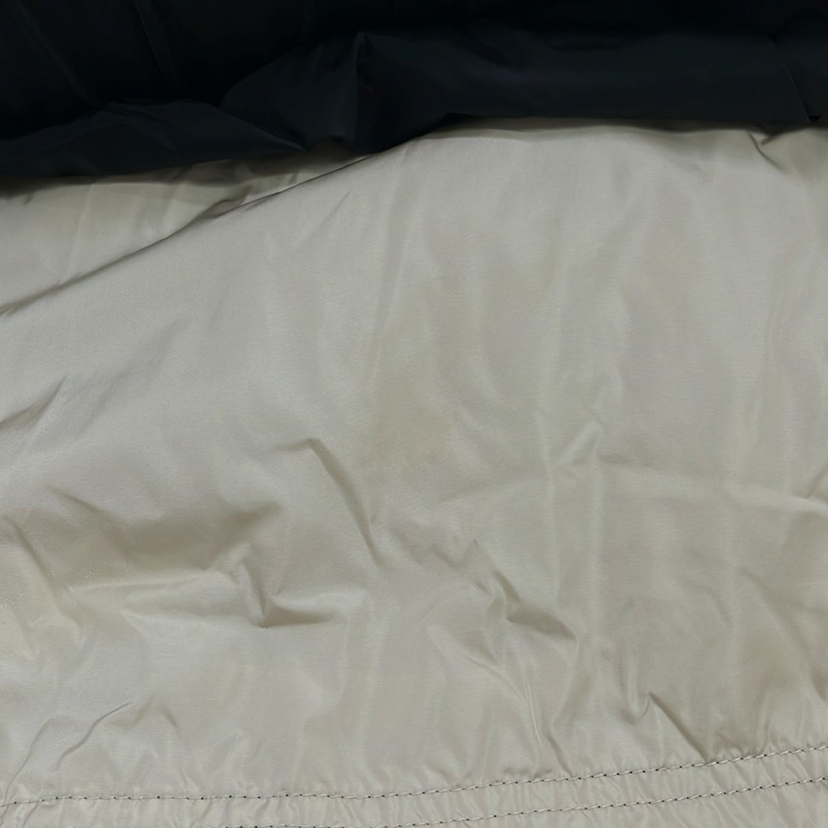 Moncler Down Coat 1 S Challier Giubbotto Black Beige Long Sleeve Zip — view 9