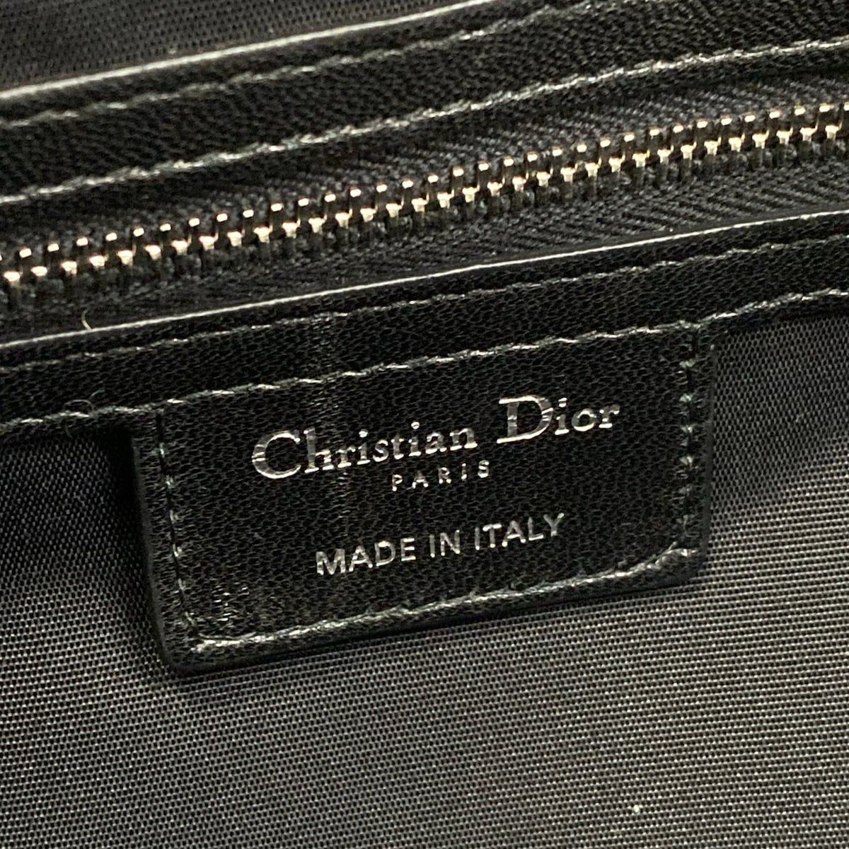 Dior Handbag Granville Black Leather — view 9