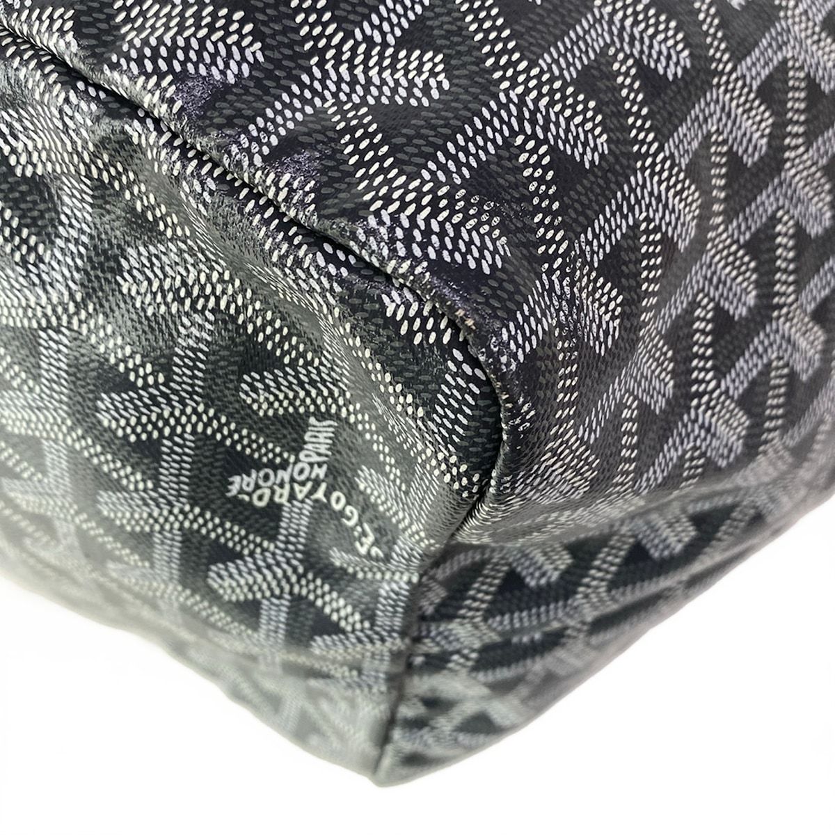 Goyard Tote Saint Louis GM Gray Leather — view 9