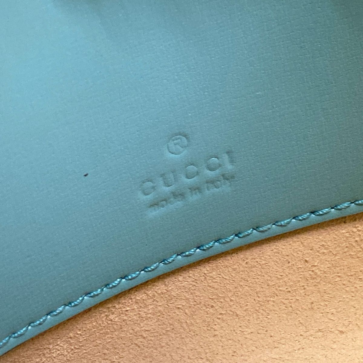 Gucci Handbag Jackie Light Blue Mini Leather — view 9