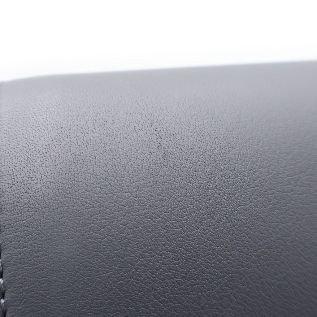 Loewe Hammock Suede Combination Shoulder Bag Gray Leather Silver — view 6