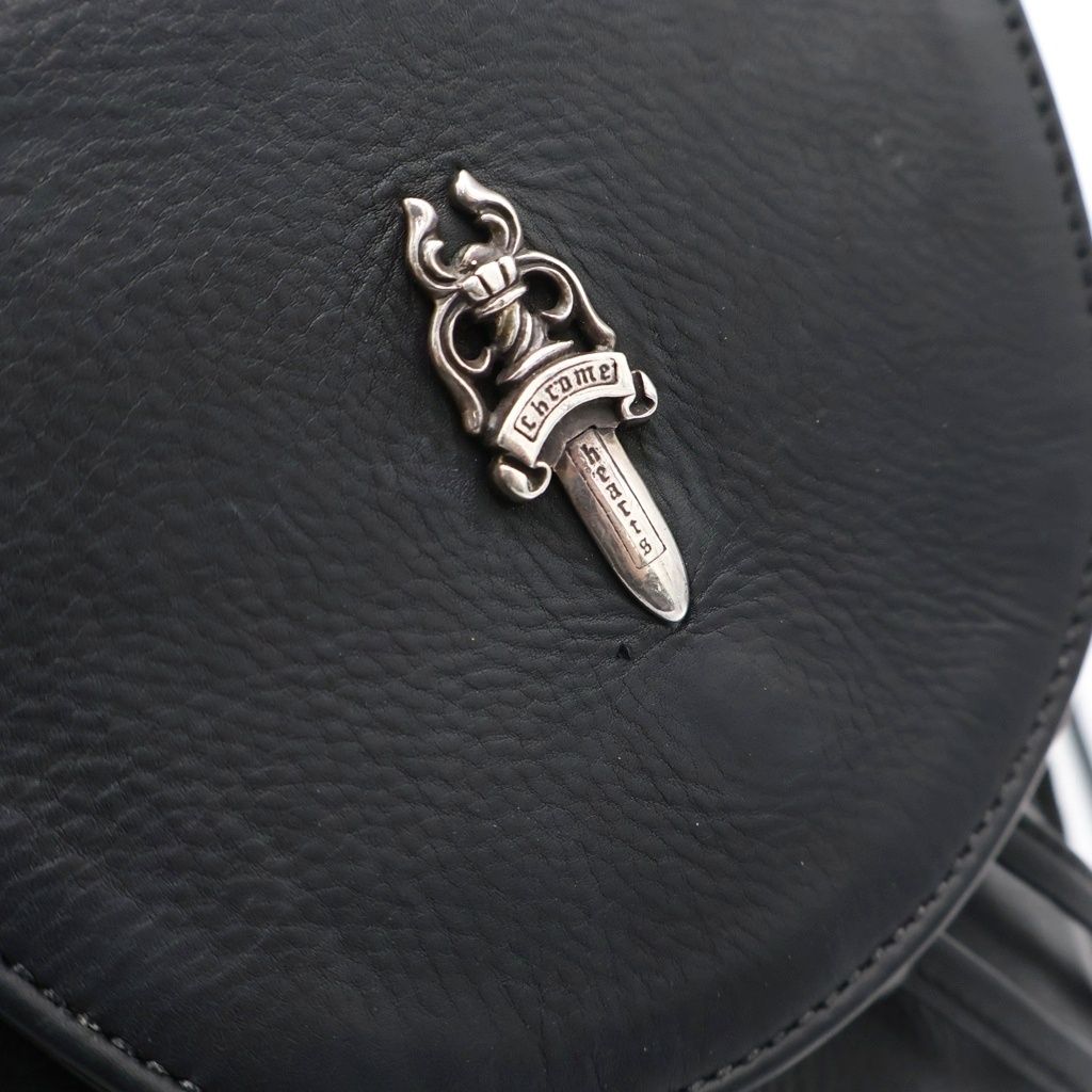 Chrome Hearts Mini Iggy Backpack Mini Suede Leather Dagger Black — view 6