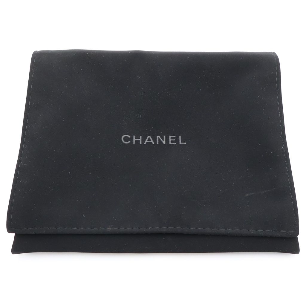 Chanel Quilted Trifold Wallet Compact Coin Case Mini Pink Caviar Leather Gold — view 6