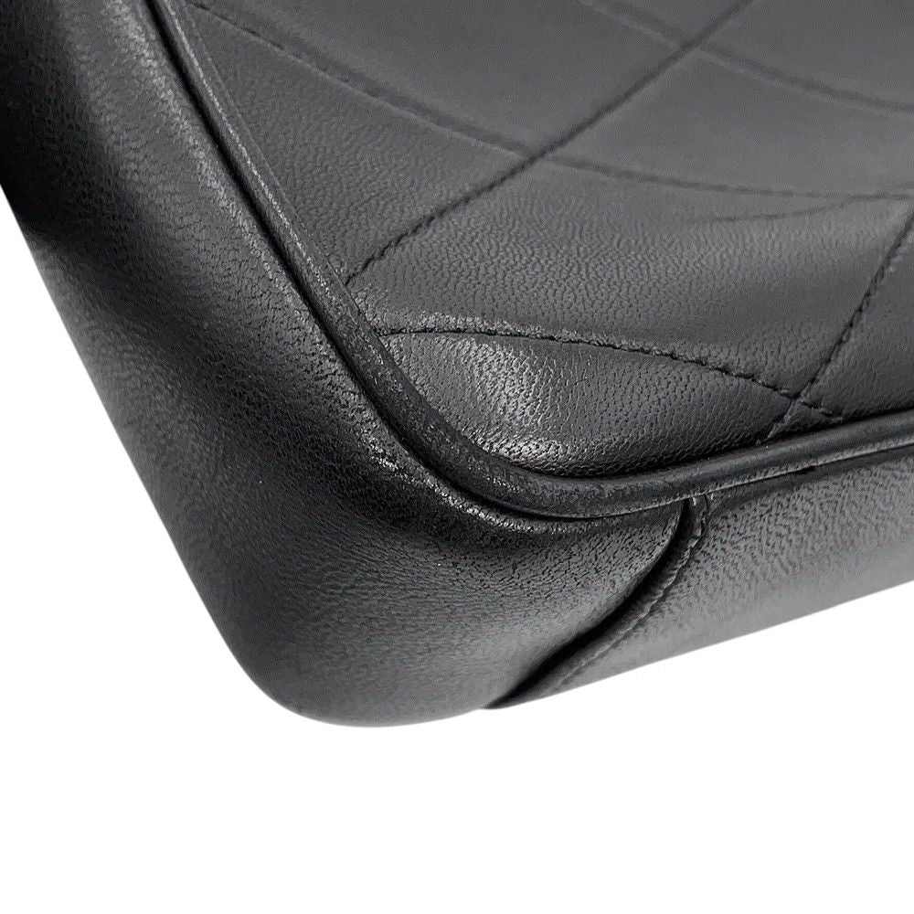 Saint Laurent Paris Chain Shoulder Bag Maillon Leather 2-Way Black — view 9