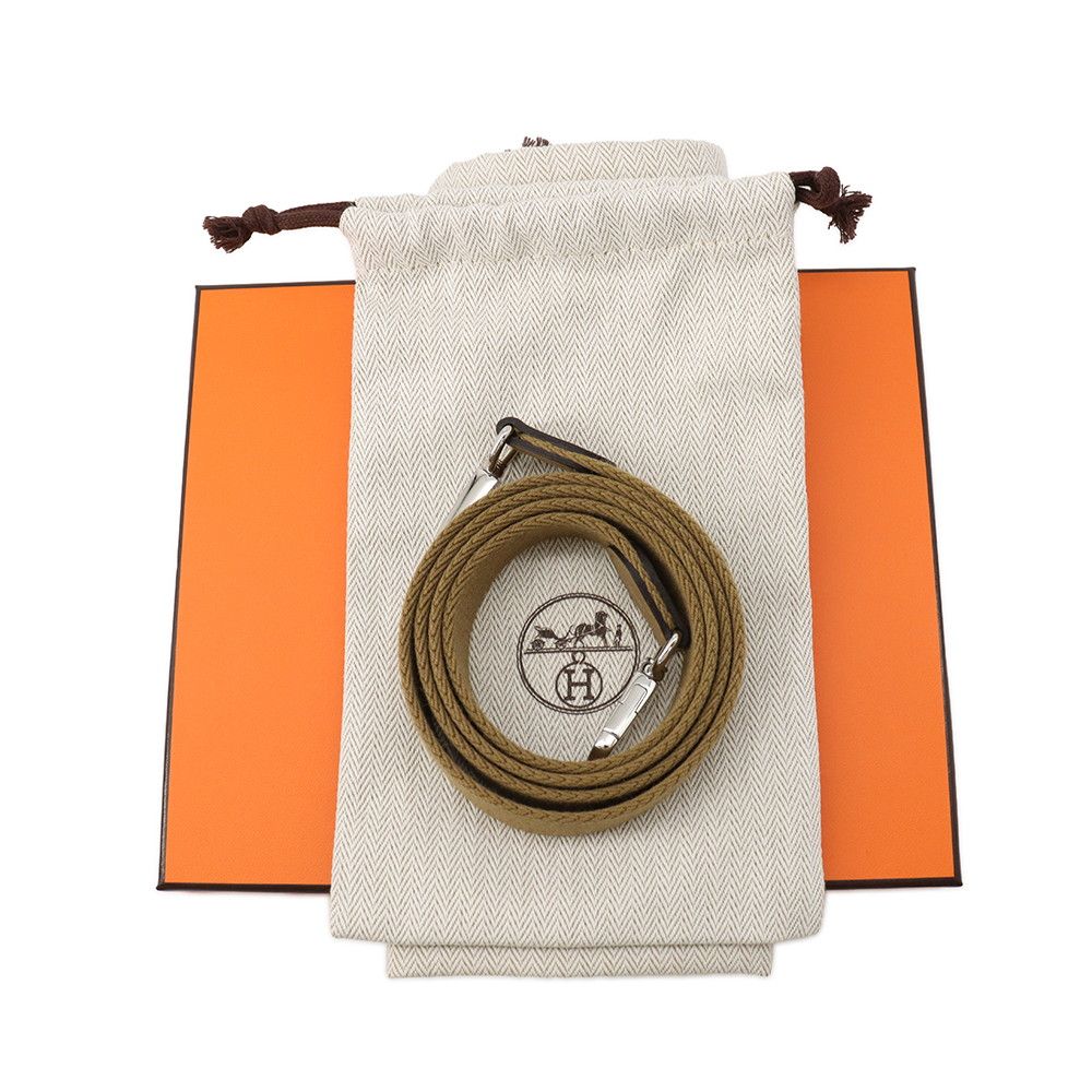 Hermes Shoulder Bag Evelyne TPM 111 cm Dune Silver Taurillon Clemence — view 6