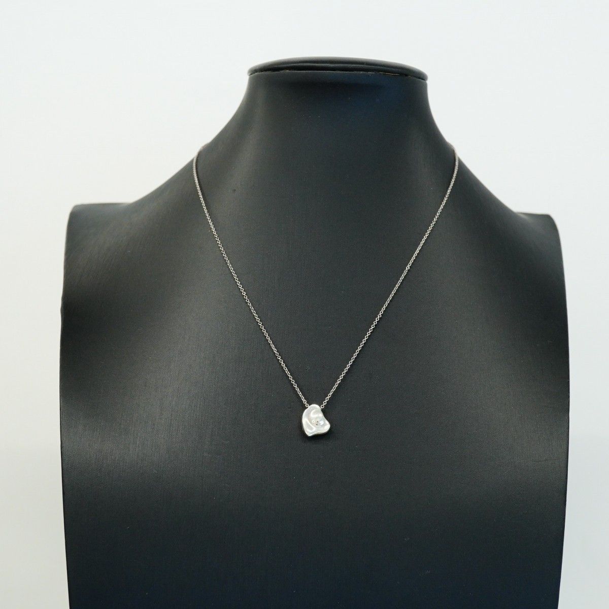 Tiffany & Co Necklace Full Heart 925 Sterling Silver — view 7