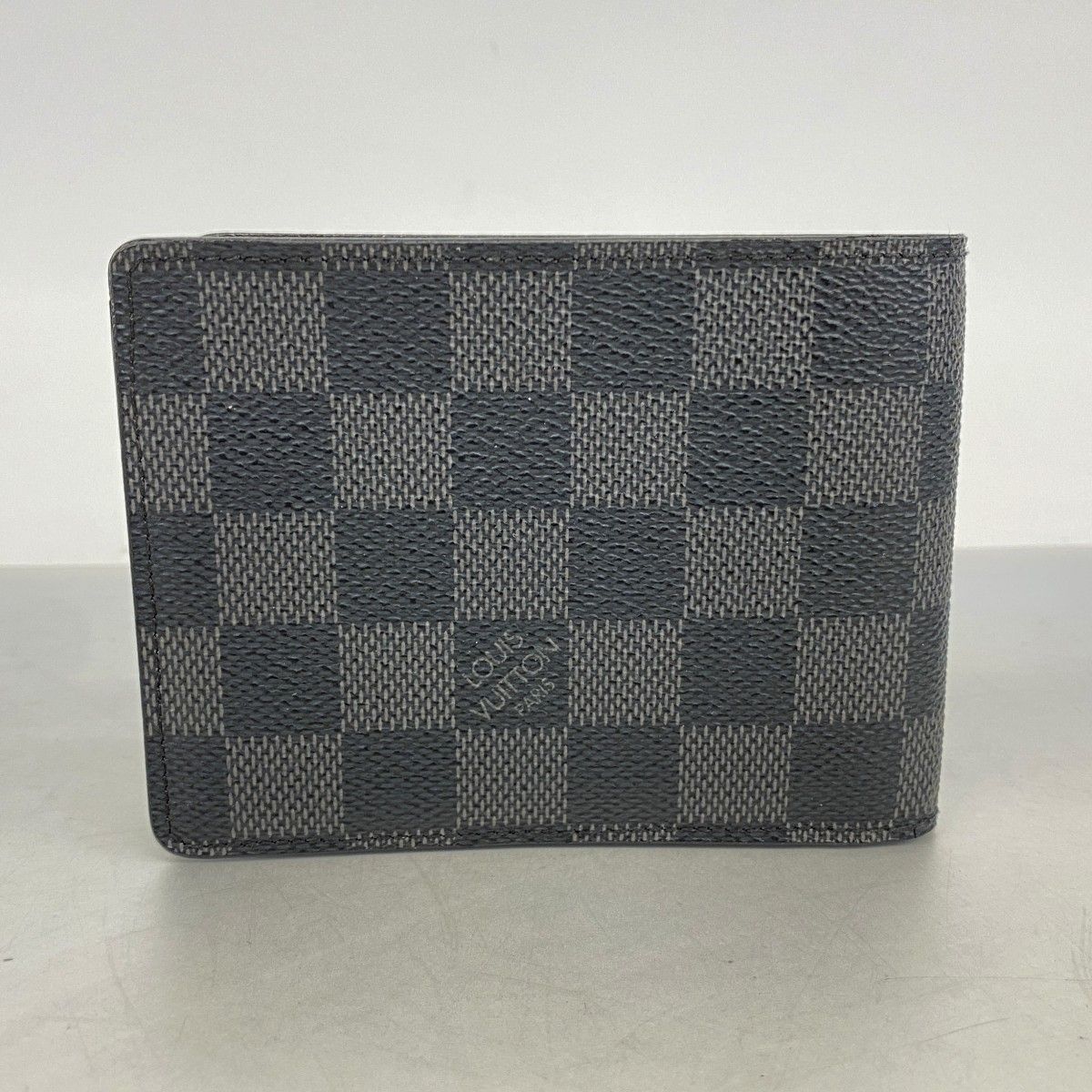 Louis Vuitton Bill Purse Damier Graphite Portefeuille Multiple Gray Black Wallet — view 8