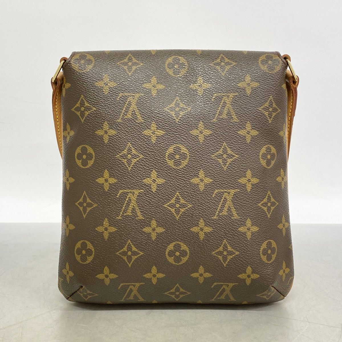 Louis Vuitton Shoulder Bag Monogram Musette Salsa Short Strap Brown — view 9