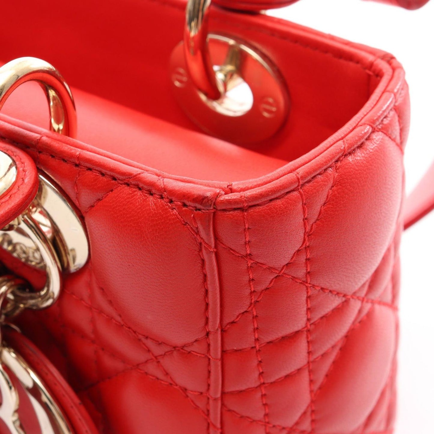 Dior Handbag Lady Dior MY Abcdior Lady Dior Smo Cannage 2-Way — view 9