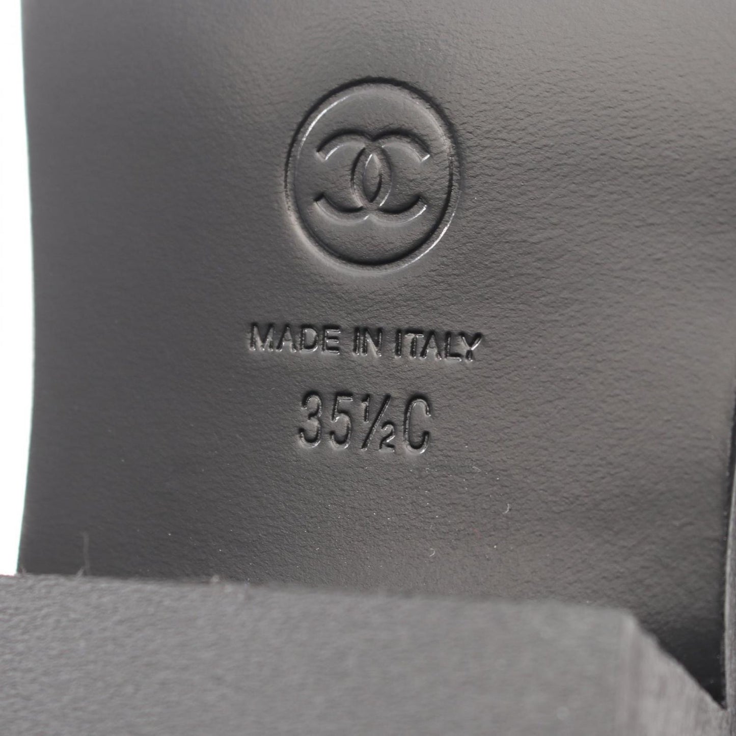 Chanel Boots CC Logo Engineer Leather — view 6