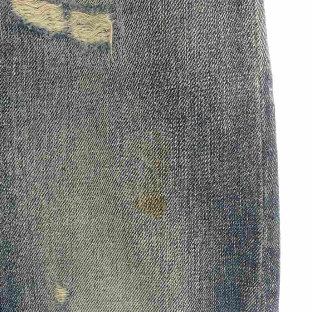 Dolce & Gabbana D&G Crash Distressed Denim Pants Jeans Button Fly 46 Indigo — view 7