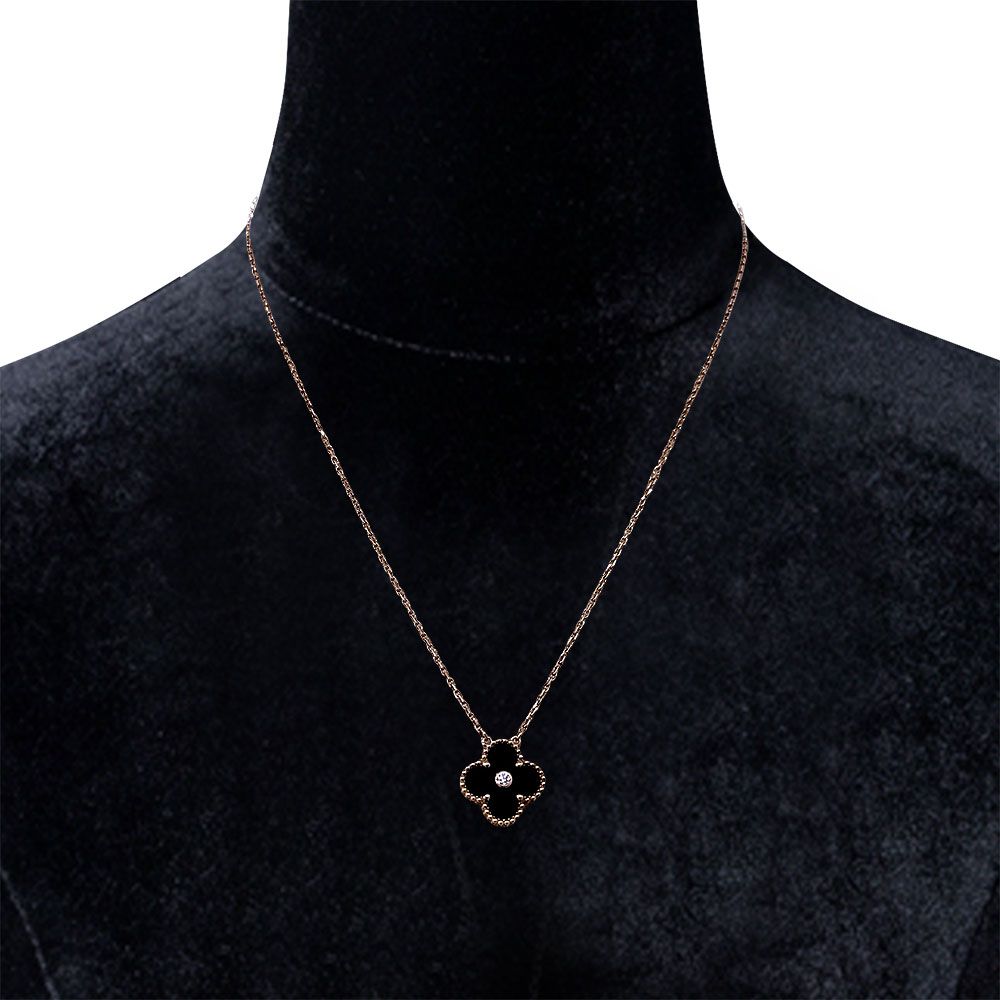 Van Cleef & Arpels Vintage Alhambra Holiday Necklace — view 8