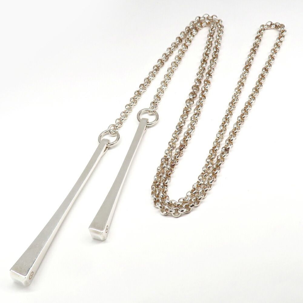 Hermes Necklace Cour de Forges Silver — view 9